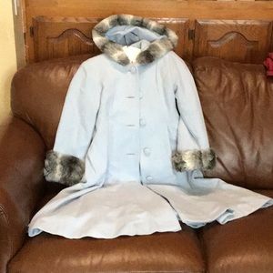 Pale Blue Fancy dress coat